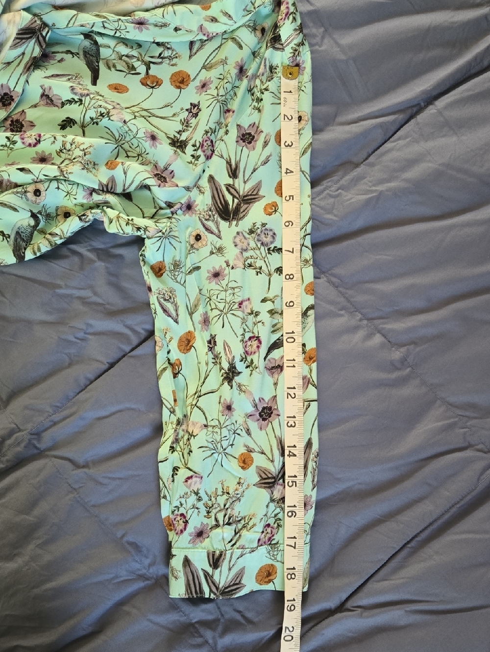J.Jill Pullover Bird Blouse Size XL. Like New! - Picture 12 of 13
